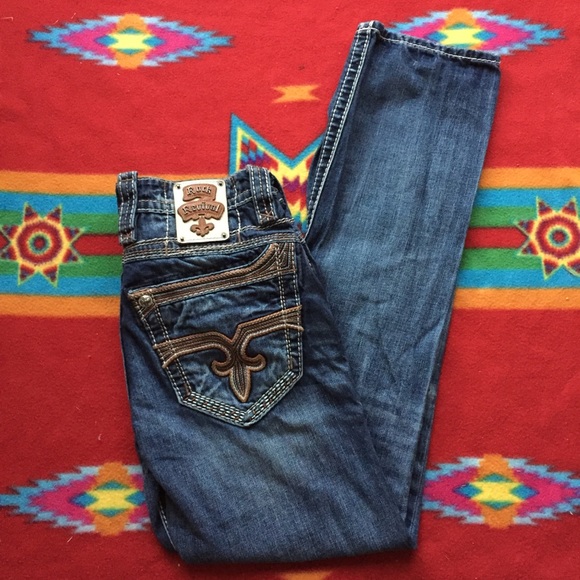 Rock Revival Jaelen Straight Mens Jeans SOLD OUT - Picture 5 of 8